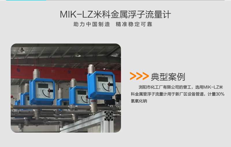 米科MIK-LZ金屬管浮子/轉子流量計