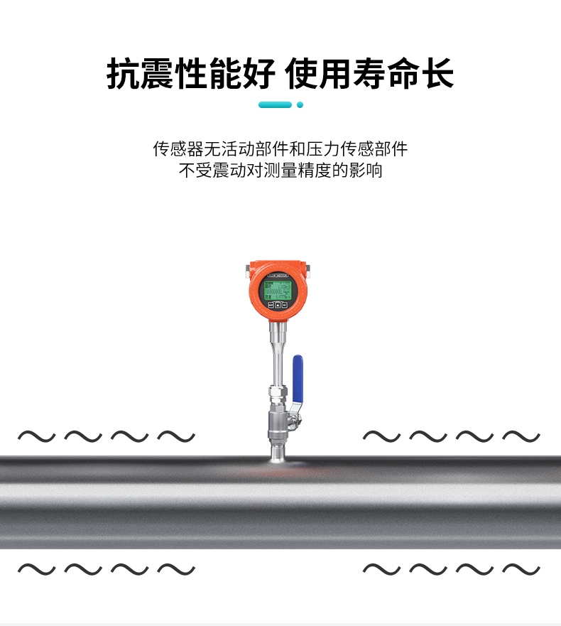米科熱式氣體質量流量計抗震性能好