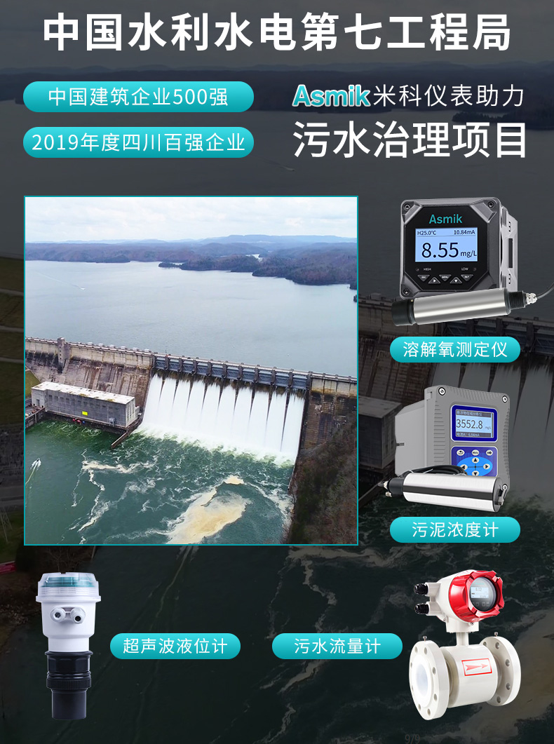 米科MIK-DM2800膜法溶氧儀應用于中國水電七局