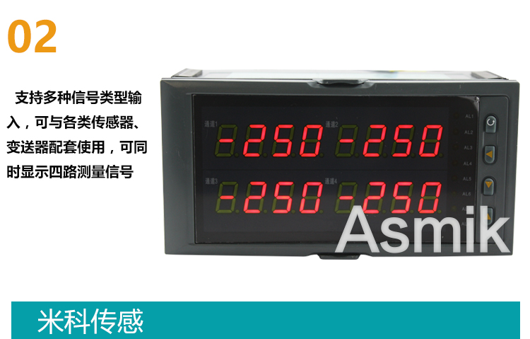 米科MIK-2740四通道顯示控制儀支持多種信號